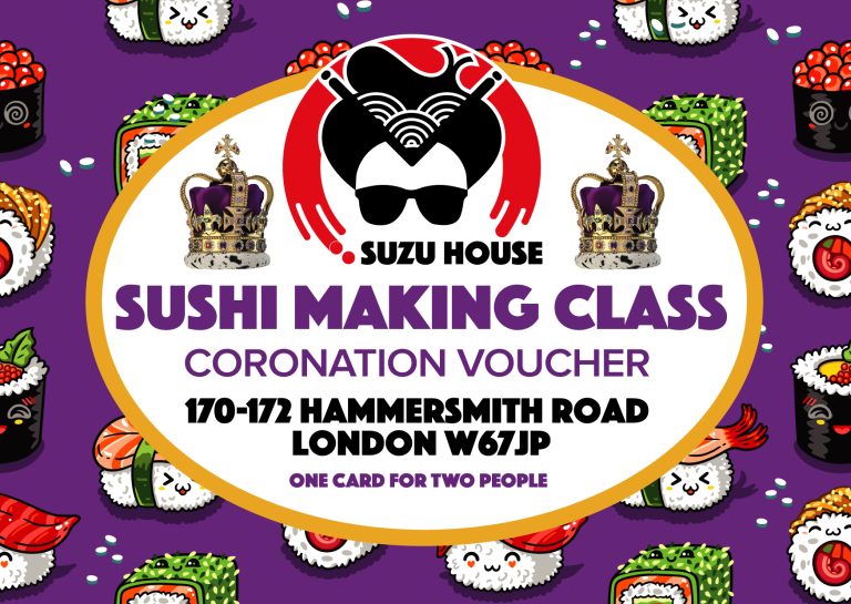 London Chef Celebrates the King’s Coronation With Sushi Making