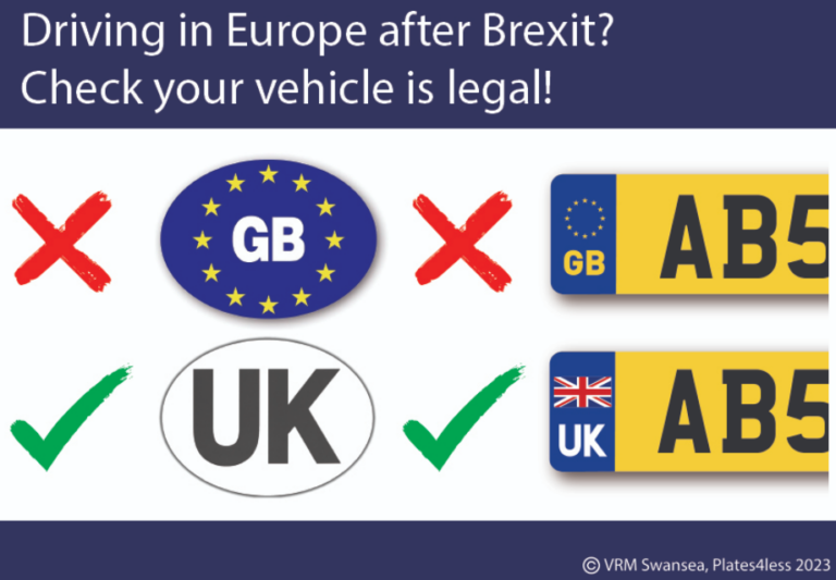 How to ensure Legality of Your UK Number Plate Post-Brexit