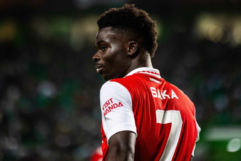 Saka in contention for Arsenal’s clash with Manchester City