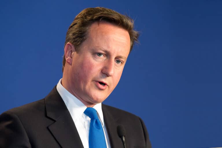 Former PM David Cameron back in government