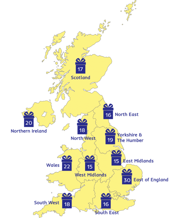 Spotlight on the UK’s Ultimate Online Christmas Shoppers: Regions Leading the Charge in Festive E-Commerce