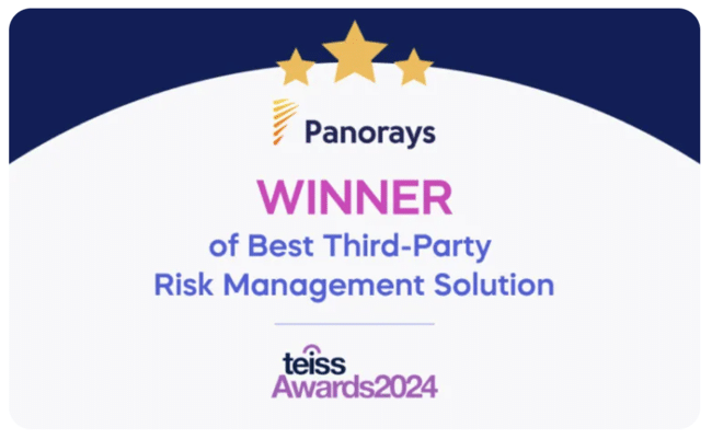 Panorays Secures Prestigious teissAwards2024 for Excellence in TPCRM