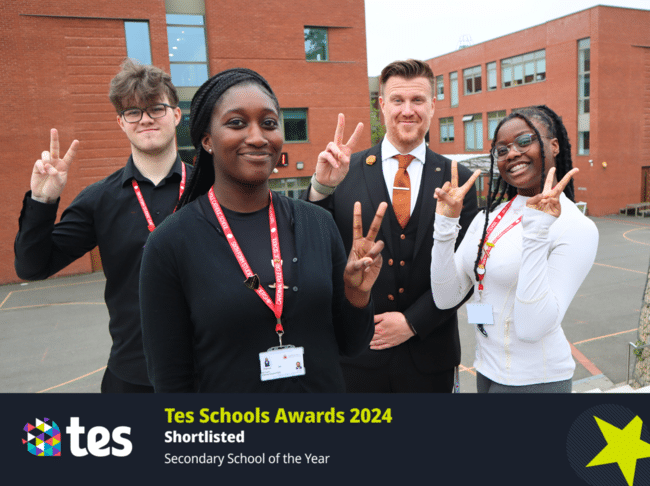 Cardinal Pole Catholic School Again Shortlisted for TES Awards 2024