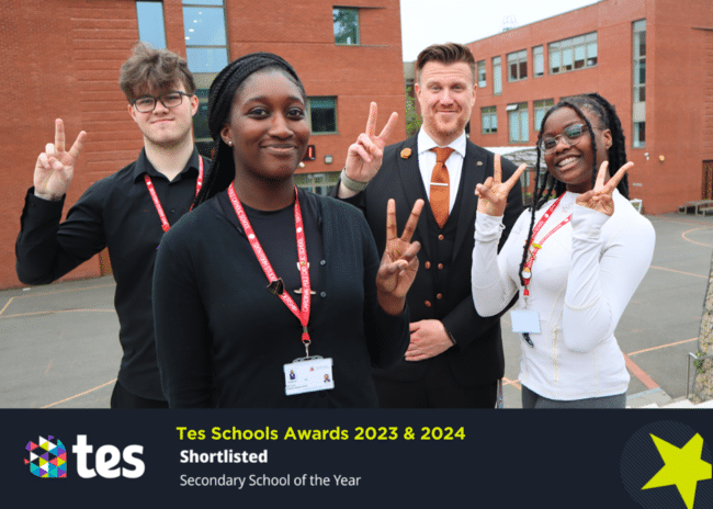 Cardinal Pole Catholic School Celebrates Consecutive Shortlisting for TES Secondary School of the Year