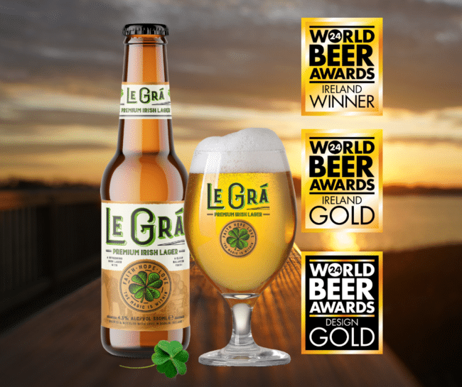 Le Grá Premium Irish Lager Celebrates Victory at 2024 World Beer Awards