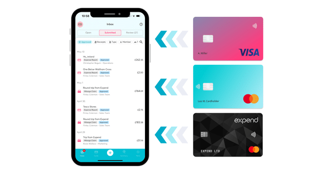 Expend Integrates Instant Mastercard and Visa Transactions into Expense Management